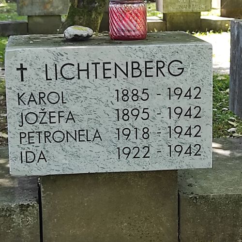 Pomorjeni iz družine Lichtenberg dobili napis na Žalah
