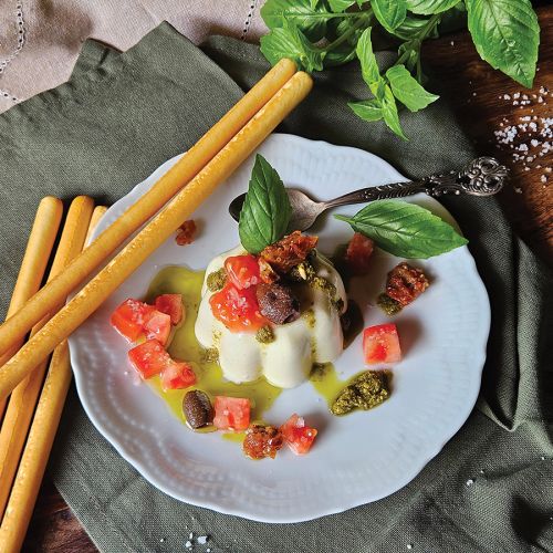 Parmezanova strjenka z okusi Sredozemlja