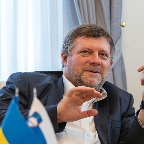 Oleksandr Kornijenko, prvi namestnik predsednika parlamenta Ukrajine: Slovenija glede soglasne podpore Ukrajini postaja izjema v srednji Evropi