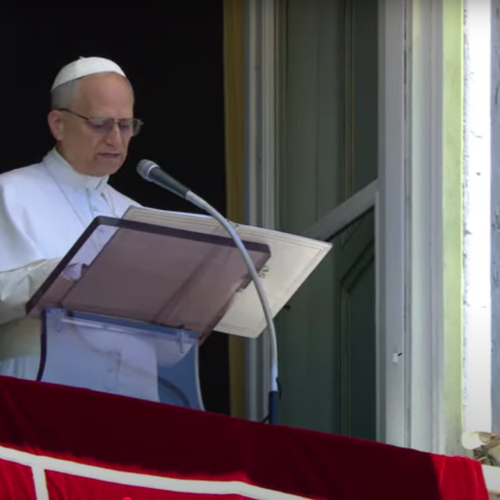 Papež Leon XIV. po molitvi Regina Caeli nagovoril vernike