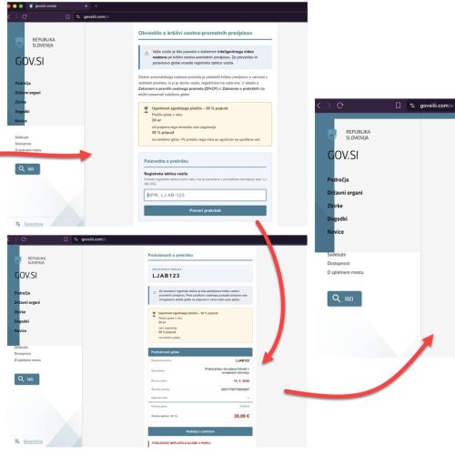 Obsežen phishing napad pod krinko obvestila o prometnem prekršku