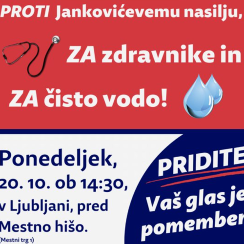 V ponedeljek ob 14.30 že 25. shod za pitno vodo v prestolnici
