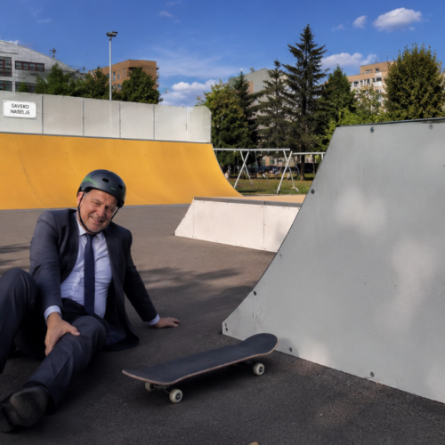 Janković o skate parku: »Če se le prenavlja, ne rabiš tehničnega pregleda.« Žale hrani za Ljubljančane.