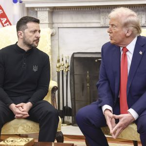 donald trump, volodimir zelenski, ovalna pisarna, mednarodni odnosi, srecanje