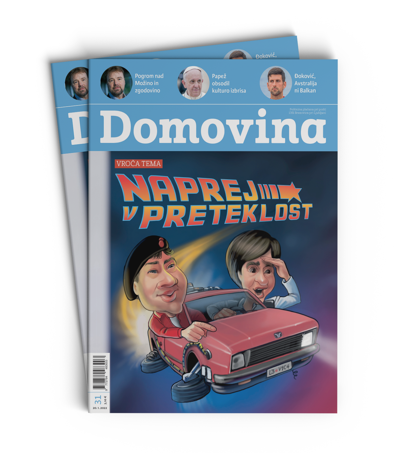 Naslovnica: Domovina 31, Naprej v preteklost