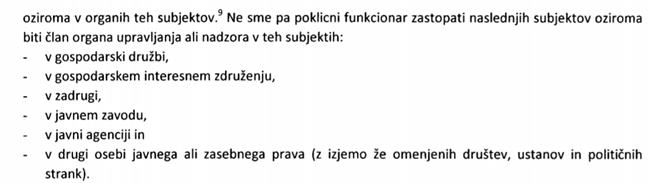 Iz sistemskih smernic KPK, julij 2011